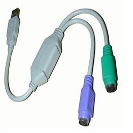 USB转双PS2连接线
