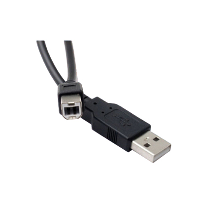 黑色USB打印连接线